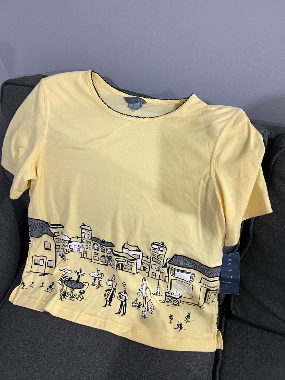 Koret yellow top and pants set